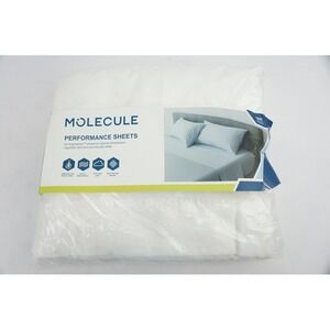 New Open Pack Molecule Performance Sheet Set Soft Sateen Tencel 4pc Twin White